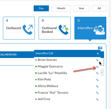 Telephone Module: Interoffice Calling – P3 Help Desk